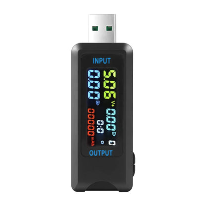 High-end 10 in 1 USB Type-C Voltmeter Ammeter Capacity Tester DC 4.5~36V 0-8A Multiple Fast Charging Automatic Detection