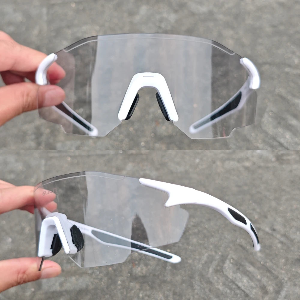 Karos Photochromic Cycling Glasses UV400 Protection Sunglasses Day Night Use Eyewear For Bicycles Fishing Driving Outdoor Hiking
