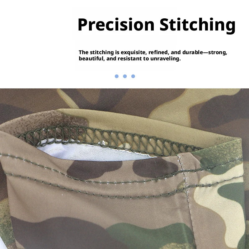 Cooling Arm Sleeves Tactical Camo Sun Protection Breathable Ice Silk UV Guard