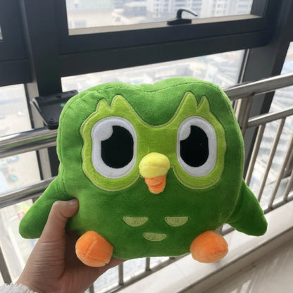 Lovely Green Duo Plushie of Duo The Owl Cartoon Anime Plush Toy Soft Stuffed Animal Plushie Dolls Children Birthday Gift