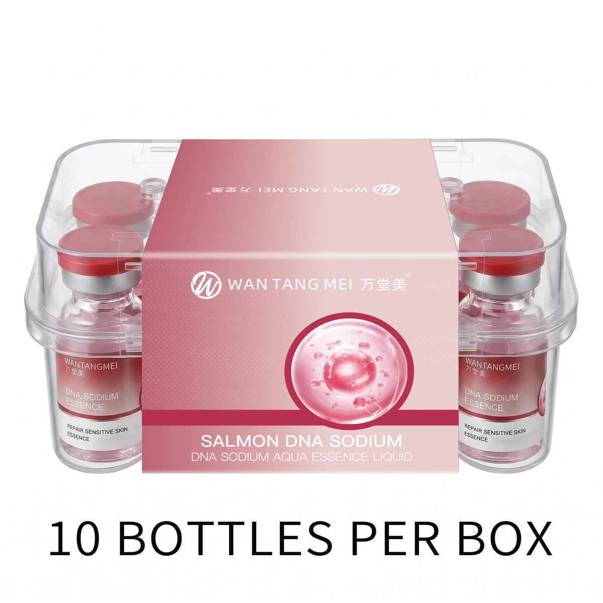 Salmon Dna Sodium Hydrating Kinetic Essence Fade Fine Lines Facial Moisturizing Brightning Anti Aging Firming Skin Care