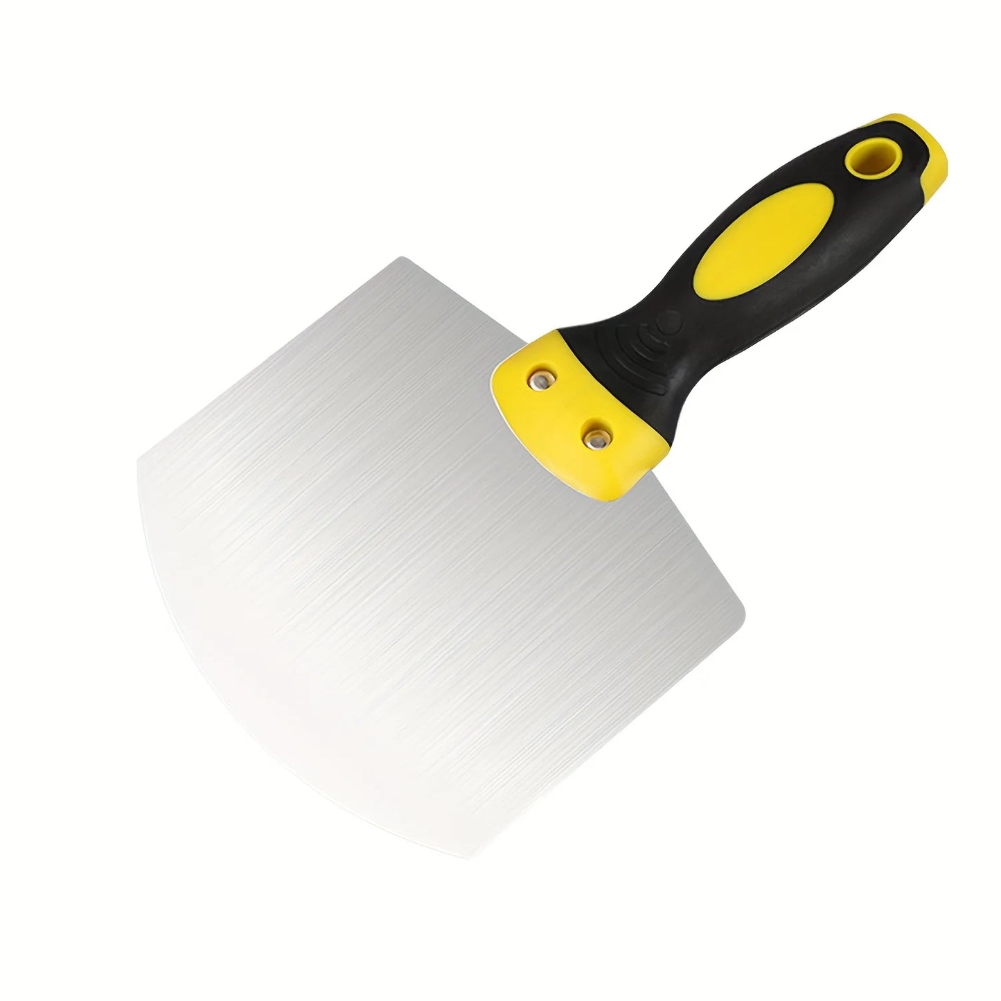 Stainless Steel Curved Trowel, Fan-Shaped Plaster Spatula, Thickened Bricklayer's Tool for Oil Workers, Ash Scraper