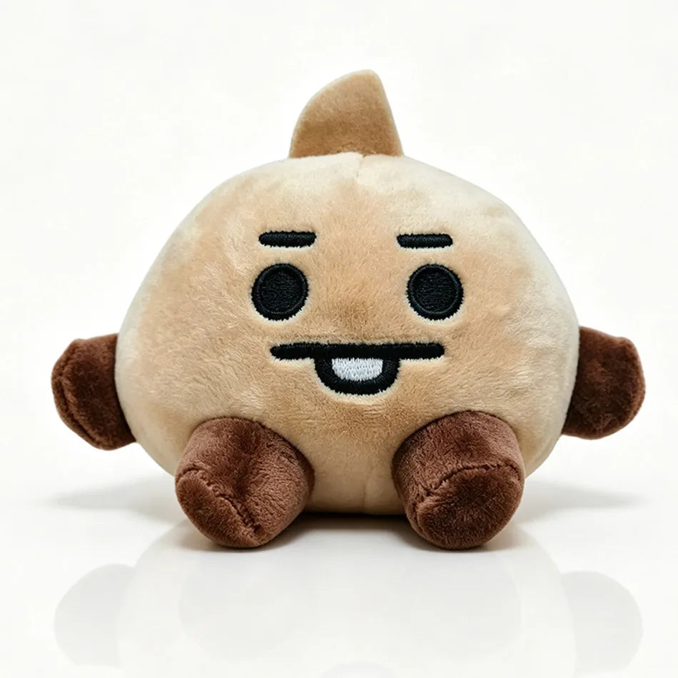 B-T-21 Plush Doll Keychain Koay Shooky Mang Cooky Cute Stuffed Pendant Backpack Ornament Gift for Fans Bag Decor