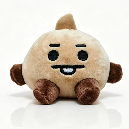 B-T-21 Plush Doll Keychain Koay Shooky Mang Cooky Cute Stuffed Pendant Backpack Ornament Gift for Fans Bag Decor