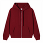 Bulk Custom Logo Full Zip Up Hoodie Unisex Sweatshirt Personalized Printing Embroidery Team Staff Uniform Work Jacket Men Women
