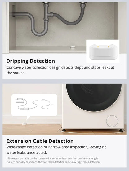 SONOFF SNZB-05P Water Leak Sensor With Detection Cable 5-Year Battery IP67 Waterproof Smart Alarms Works With Alexa Google Home