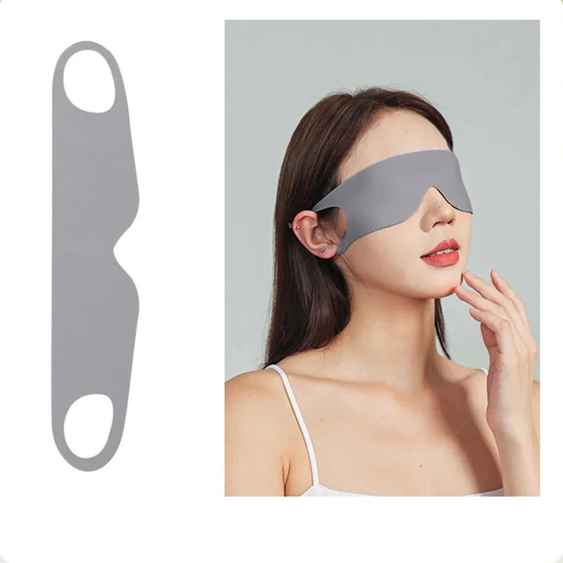 Comfortable Sleep Blackout Eye Mask Travel Eyepatch Thin Soft Eyeshade Nap Goggles Soild Color Washable Eye Protection Blindfold