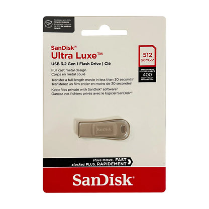 SanDisk 100% Oryginalny, Prawdziwy Ultra Luxe USB 3.2 Pendrive USB 32GB 64GB 128GB 256GB Pamięć Flash Full Metal Jacket