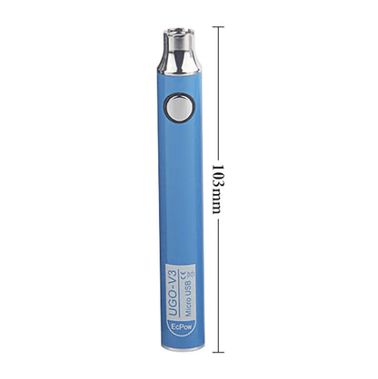 1pcs UGO-V3 900mAh Electric Soldering Iron Battery 3.4V-4.0V Preheat VV Slim Pen for 510 Thread Welding Heating Tool Pen