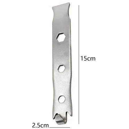 5/1x Fence Wire Twisting Tools Stainless Steel Wrench Heavy Duty Tensioning Tool for Garden Binding Wire Fence Twisting Fastener