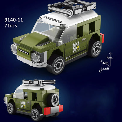 City Speed Racing MOC Car Sports Building Blocks Bricks Classic Rally sport Super Racer Vehicles Christmas gift Technical toys