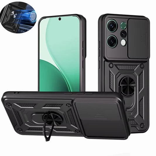 For Xiaomi Redmi 15C 4G 171mm Case Magnetic Holder Ring Armor Shockproof Cases For Redmy 15C 15 C Redmi15C Lens Protector Cover