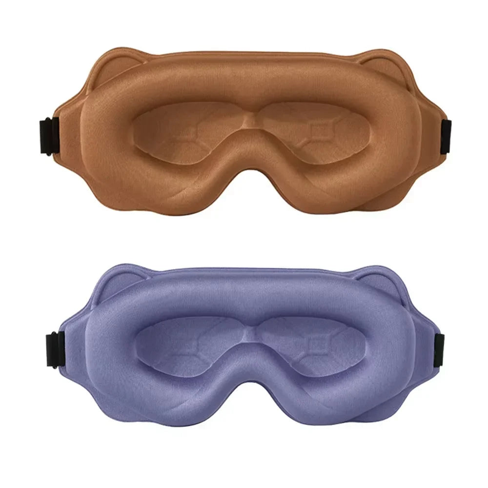 3D Sleeping Mask Block Out Light Soft Padded Sleep Mask For Eyes Slaap Masker Eye Shade Blindfold Sleeping Aid Face Mask Eyepatc