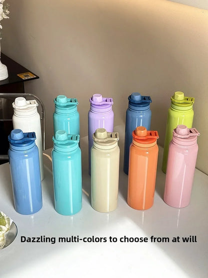 Thermos Bottle Car Insulated Flask Water Tumbler for Outdoor Sports Travel Vacuum Flasks Stainless Steel Thermal Cup