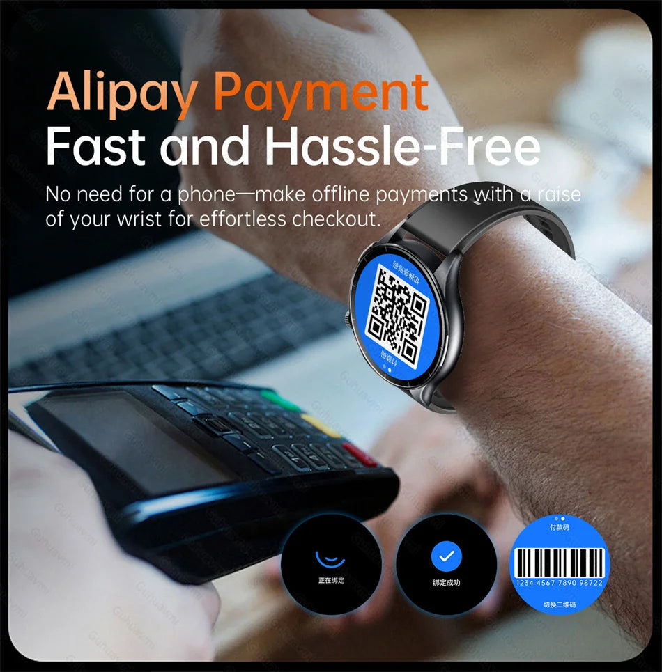 2026New Smart Watch For Men Micro-examination Health Blood pressure Uric Acid ECG+PPG Fitness Tracker Clock Smartwatch Women Men