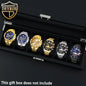 DEYROS 6 Pieces/Set Casual Fashion Men's Watch 6 Piece Set Quartz Men's Watch Alloy Strap Men's Ideal Gift Gift for Yourself