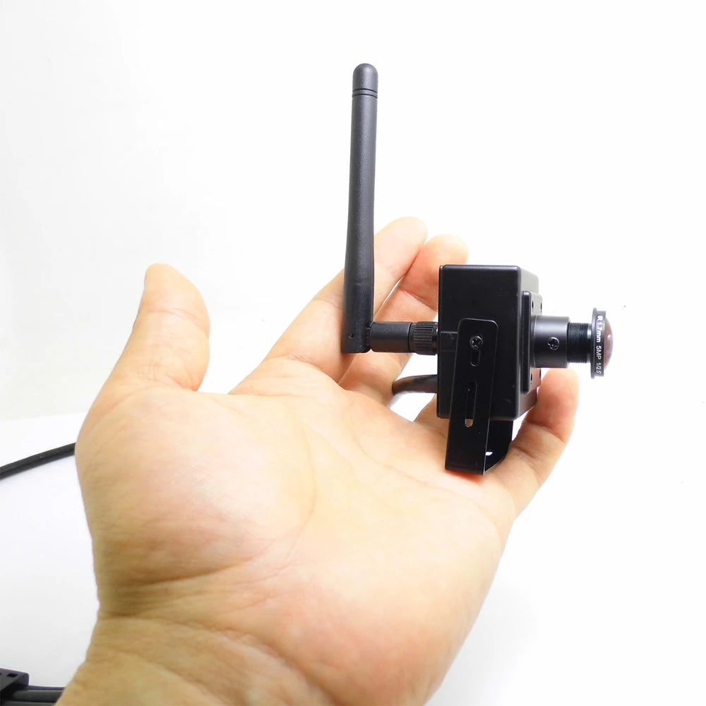 5MP Wifi Mini Kamera Panoramiczna Ip 1080P HD 1.7mm Obiektyw Rybie Oko CCTV Bezpieczeństwo Monitoring Sieciowy Bezprzewodowy Dźwięk Mikro Onvif Mała Kamera