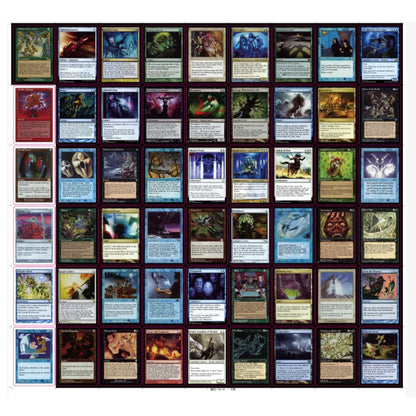 216 Pcs Black Core Cards P9 Dual Land Fetch Land Shock Lands  Proxy  Cards            Cards