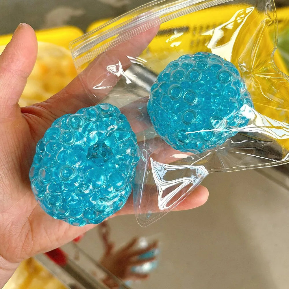 New Super Soft Squishy Balls Textured Moldable Sensory Fidget Toys Crunchy Memory Gel Fidget Toys Stress Relief