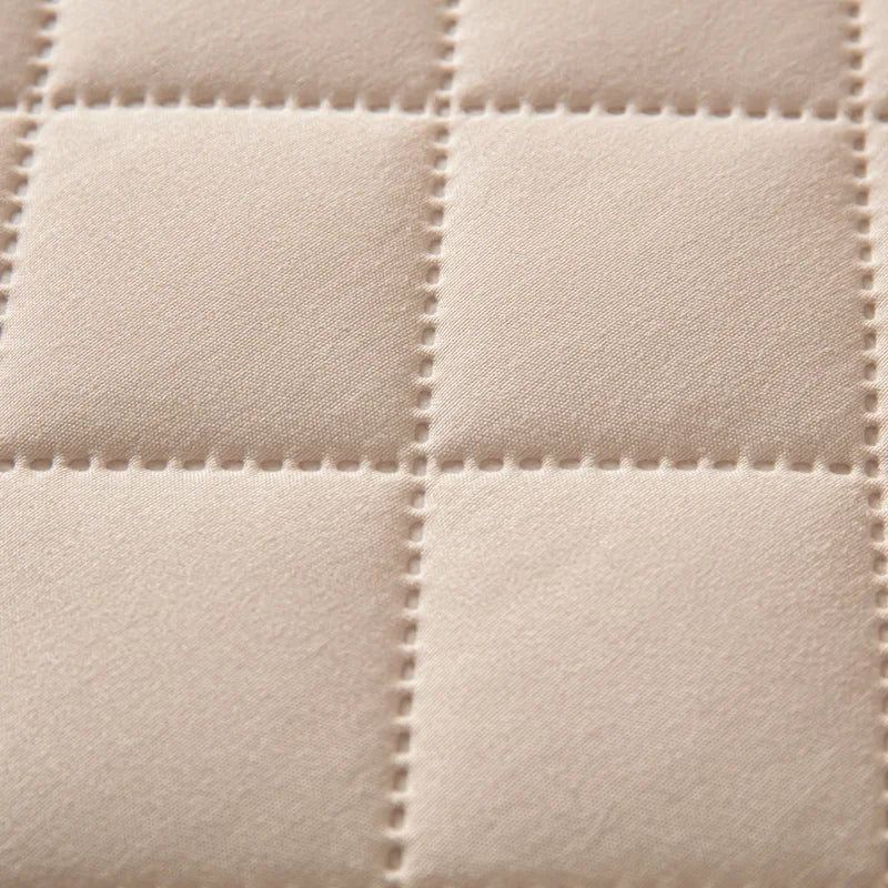 Northern Europe Double-deck Pillowcase Waterproof Anti-Mite Anti-Bacterial Quilted Cotton Pillow Case Bedroom Home Decoration