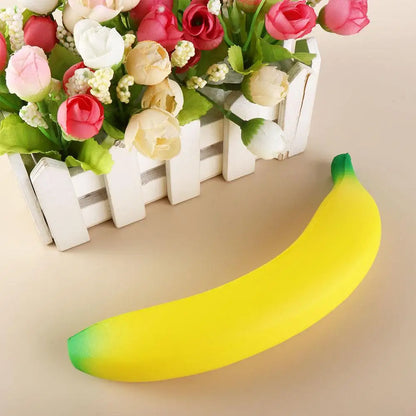 Banana Reducer Slow Rising Banana Squeeze Simulation Banana Yellow Green Squeeze Pinch Pu Fruit Squeeze Birthday Gift
