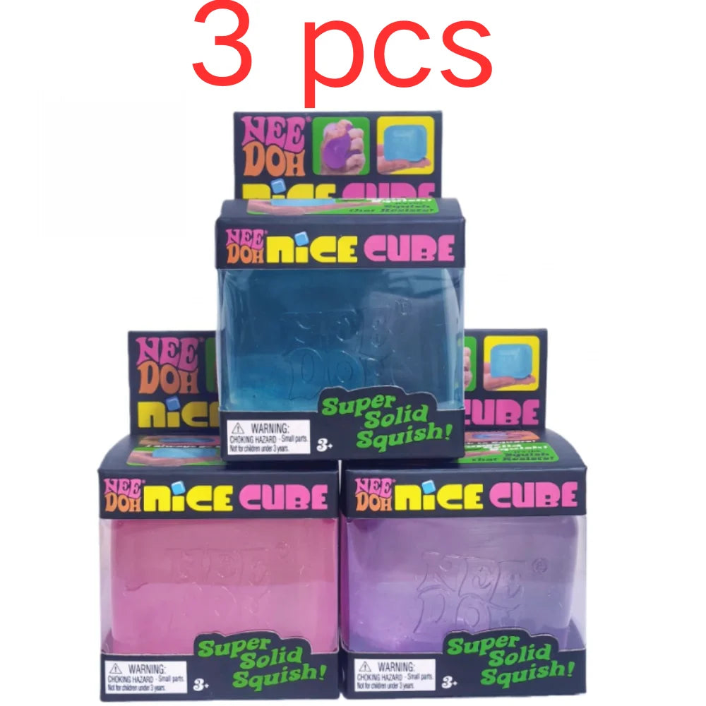 2026 Needoh Nice Cube Sensory Stress Reliever Fidget Tool for Anxiety & Focus Desk Sensory Cube for Adults & Kids ﻿#%