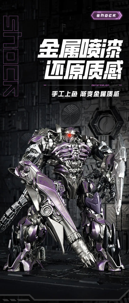 TW1029 Transformation Toys Megatank Galvatron Ironhide Shockwave Action Figure Robot Collection Movie Deformation Model Gifts