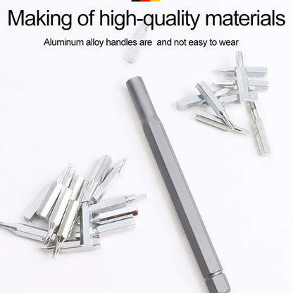 24 in 1 Precision Screwdriver Set: Professional Repair Tool Kit with Screwdriver Heads for Smart Home, Phone, Computer & Glasses