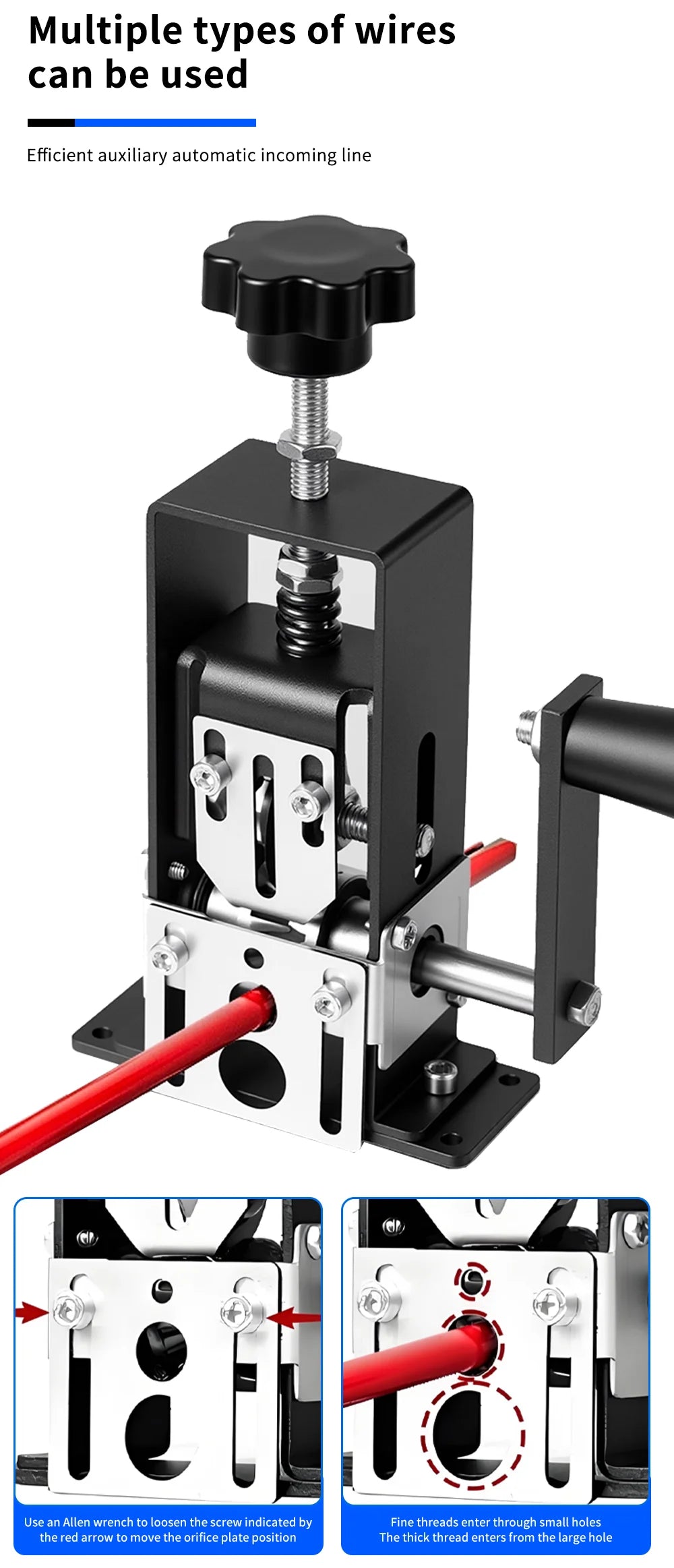 Manual Wire Stripping Machine 1-70mm² Portable Electric Drill Powered Hand Crank Wire Stripper Scrap Copper Cable Peeler Tool