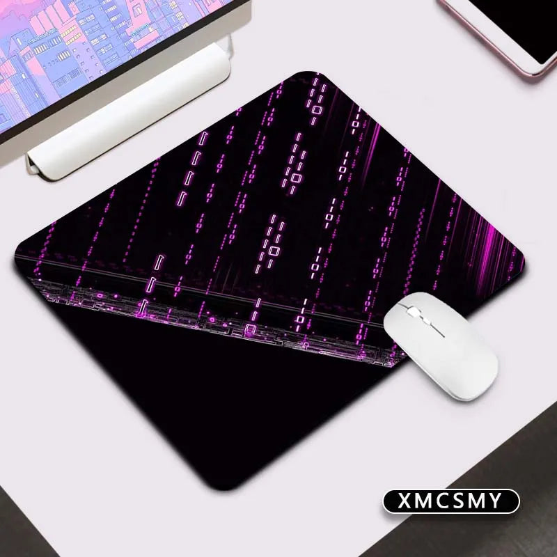 Matrix Binary Code Keyboard Pad Mouse Deskmat Computer Mat Pc Gaming Accessories Mousepad Gamer Mausepad Mats Cabinet Mause Pads