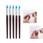 5Pcs/Set Silicone Clay Sculpting Tool for Brush Modeling Dotting Nail Art Pottery Clay Tools DIY Carving Sculpting Tools