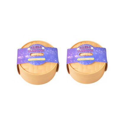 Mini Squishy Dumplings with Steamer Squeeze Toys Set Fidget Sensory Toy For Adults Stress-relieving Toys