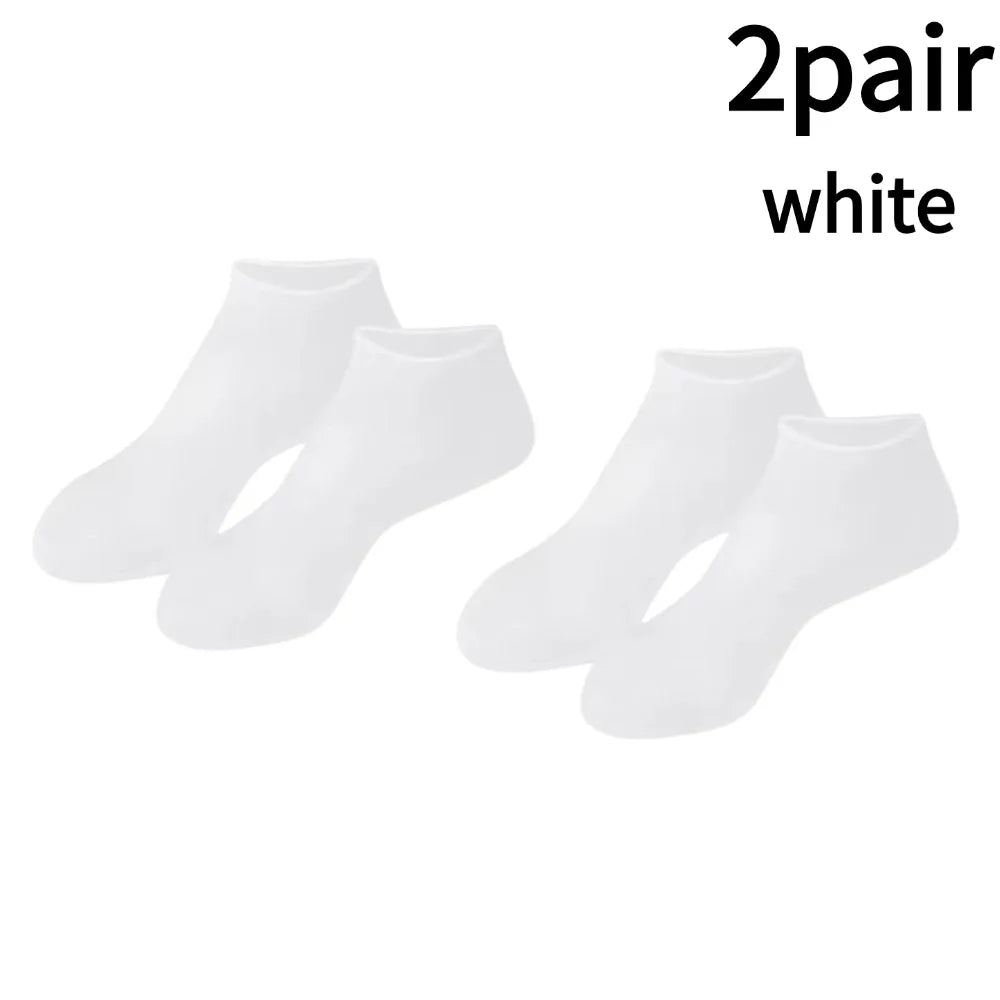 1-5pairs Moisturizing Foot Socks,Silicone Socks for Dry Cracked Feet Women's Foot Socks Cracked Dead Skin Remove Protector