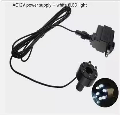 6 LED Underwater Lights12V Aquarium Waterfall Night-Lights Garden Spotlight Lamp Swimming Pool Fountains Pond