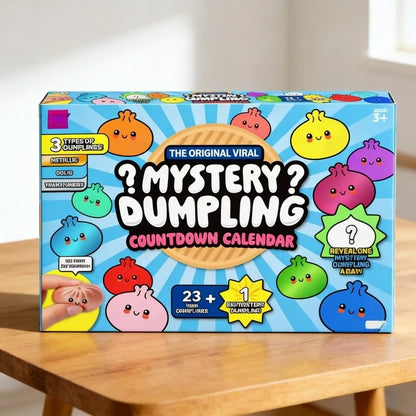 Soft Mystery Dumpling Advent Calendar Slow Resilience Anxiety Relief 24-Day Countdown Calendar Fidget Decompression blind boxes