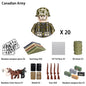 WWII Infantry Military Soldier War National Army Mini Gun armament Models Building Blocks Building Blocks Toys for Kids