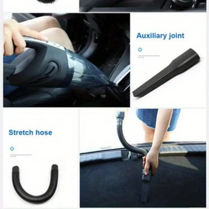 12V Handheld Vacuum Cleaner, Handheld Car Vacuum Cleaner With Strong Suction Power, Portable Mini Handheld Car Vacuum Cleaner