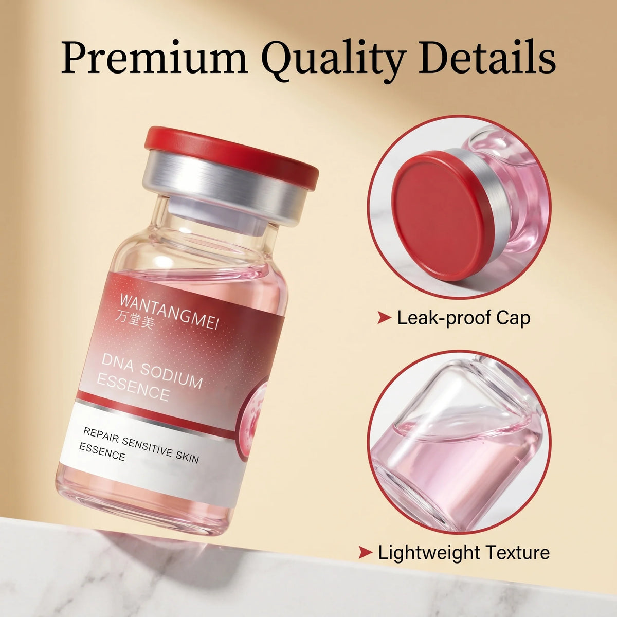 Salmon Dna Sodium Hydrating Kinetic Essence Fade Fine Lines Facial Moisturizing Brightning Anti Aging Firming Skin Care