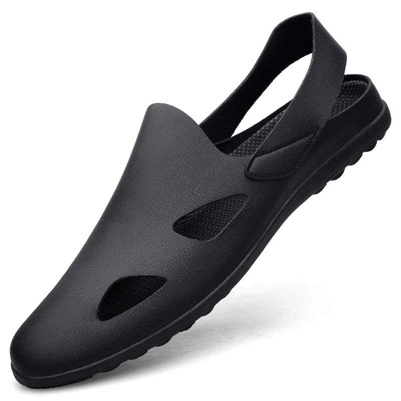 New summer general Doudou men's shoes outdoor lazy one-pedal men's daily casual leather shoes driving shoes