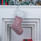 Christmas stocking festival decorations sequins 26-letter Christmas tree ornaments gift bag socks hotel party supplies
