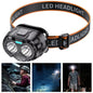 500 Lumen USB Rechargeable Headlamp Motion Sensor Bright LED Running Fishing Flash Head lamp Headlight Infrared Sensor Light