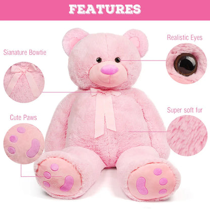 New Huggale High Quality Toy Cute Cartoon Big Teddy Bear Plush Toys Stuffed Plush Animals Bear Doll Birthday Christmas Gift
