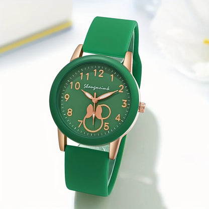 Casual Candy Color Silicone Band Women Watches Round Pointer Ladies Quartz Wrist Watch Reloj Mujer Girls Clock Gift