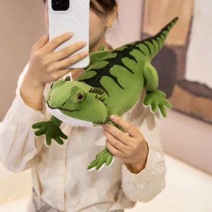 42/54cm Kawaii Long Soft Bearded Dragon Plush Toy Real Life Reptile Lizard Stuffed Animal Cute Room Decor Gift for Boy And Girl