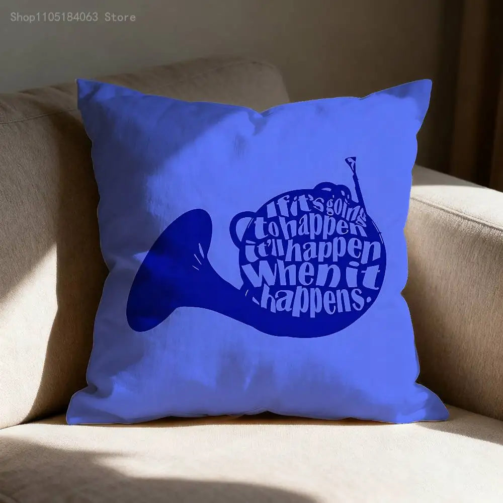 H-How I M-Met Your M-Mother Pillowcases Bedroom Living Room Sofa Home Decor Polyester Cushion Cover with Zipper
