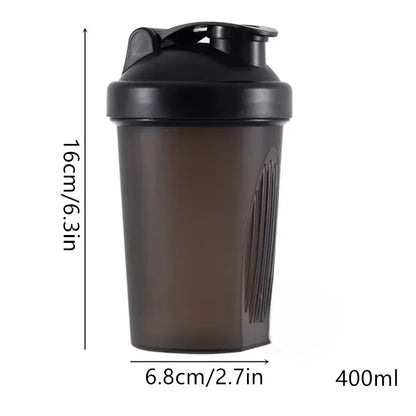 1-7PCS Shaker Bottles Sport Water Cups Whey Protein Powder Mixer Bottle Fitness Gym Shaker Outdoor Portable Plastic Drink Cup