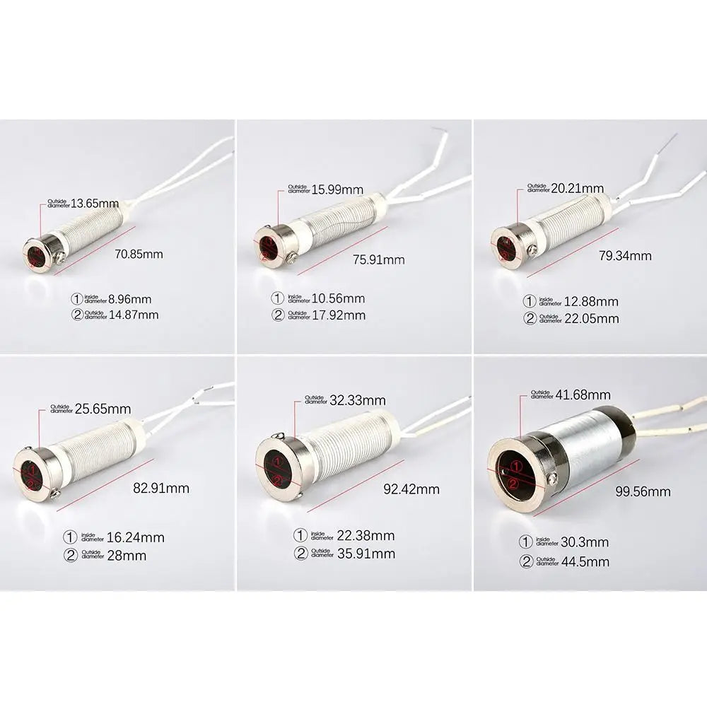 220V 75W100W150W200W300W500W Soldering Iron Core Heating Element Replacement Welding Tool Mica Externally Heating Core