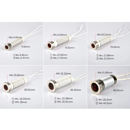 220V 75W100W150W200W300W500W Soldering Iron Core Heating Element Replacement Welding Tool Mica Externally Heating Core