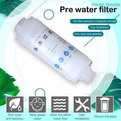 Pre-Filter Water Filter PP Cotton Filter Purifier Removal Heavy Metal Purifier Shower Washing Machine Filter Home Healthproduct