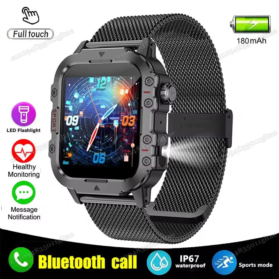 2026 New SmartWatch Men For Women Militray Outdoor GPS Track Sport Watches Heart Rate Sleep Waterproof Smart Watch IOS Android